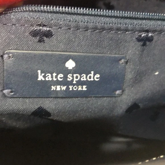 Kate Spade Navy Blue Leather Tote EUC - Picture 12 of 13